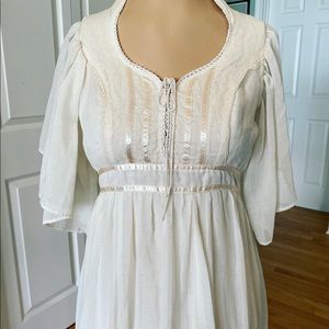 Vintage 70s Enchanted Gunne Sax dress